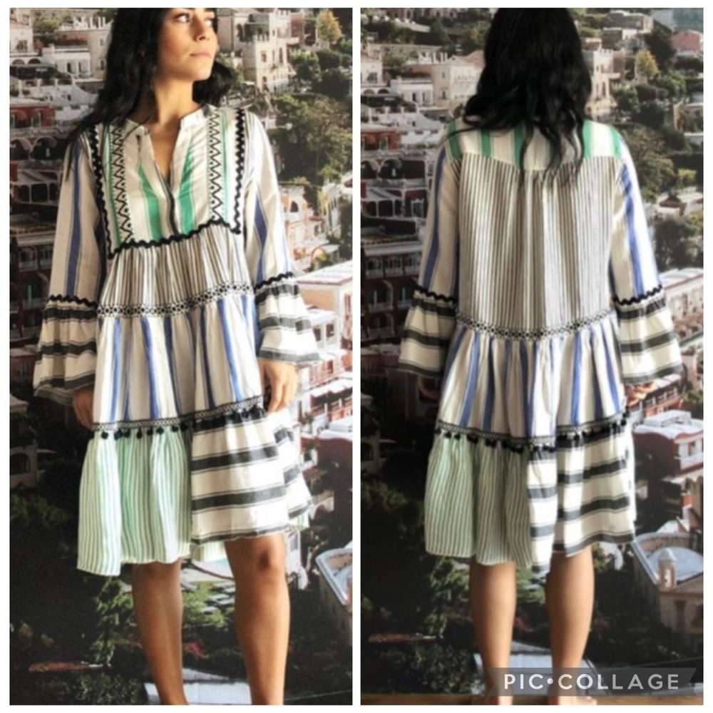 Devotion Twins Triada Dress in Green Size Extra Small